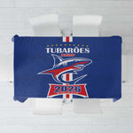 Cape Verde 2026 Football Tablecloth Blue Sharks WC Debut - African Pride