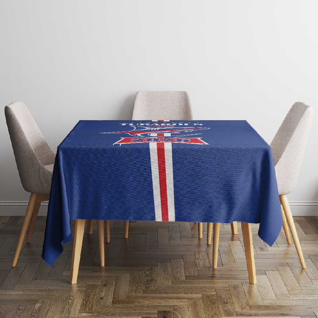 Cape Verde 2026 Football Tablecloth Blue Sharks WC Debut - African Pride