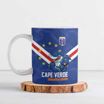 Custom Cape Verde Football Ceramic Mug Tubaroes Azuis Make History