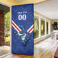 Custom Cape Verde Football Door Cover Tubaroes Azuis Make History