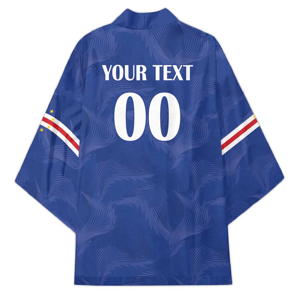 Custom Cape Verde Football Kimono Tubaroes Azuis Make History
