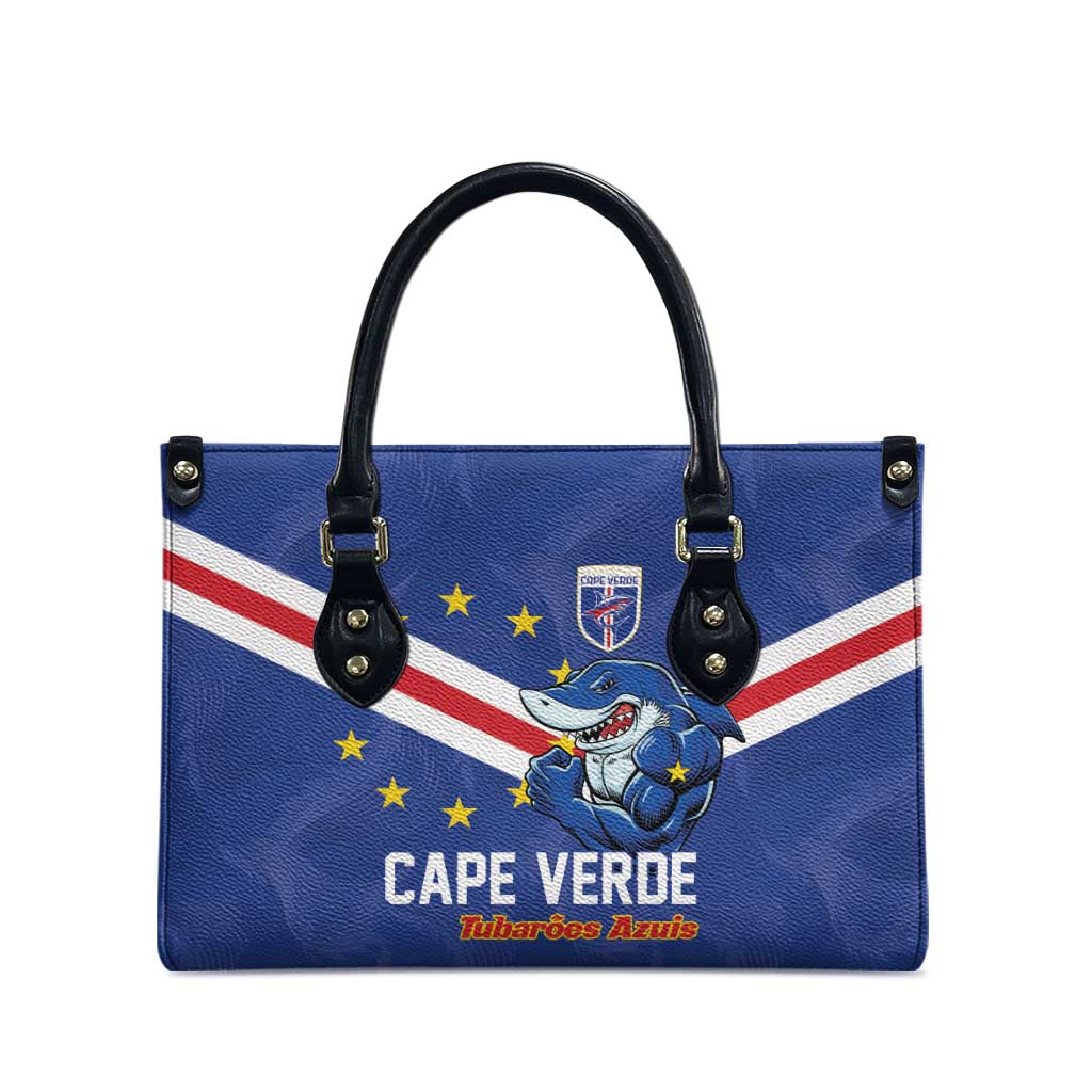 Cape Verde Football Leather Bag Tubaroes Azuis Make History