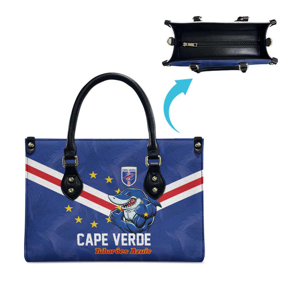 Cape Verde Football Leather Bag Tubaroes Azuis Make History