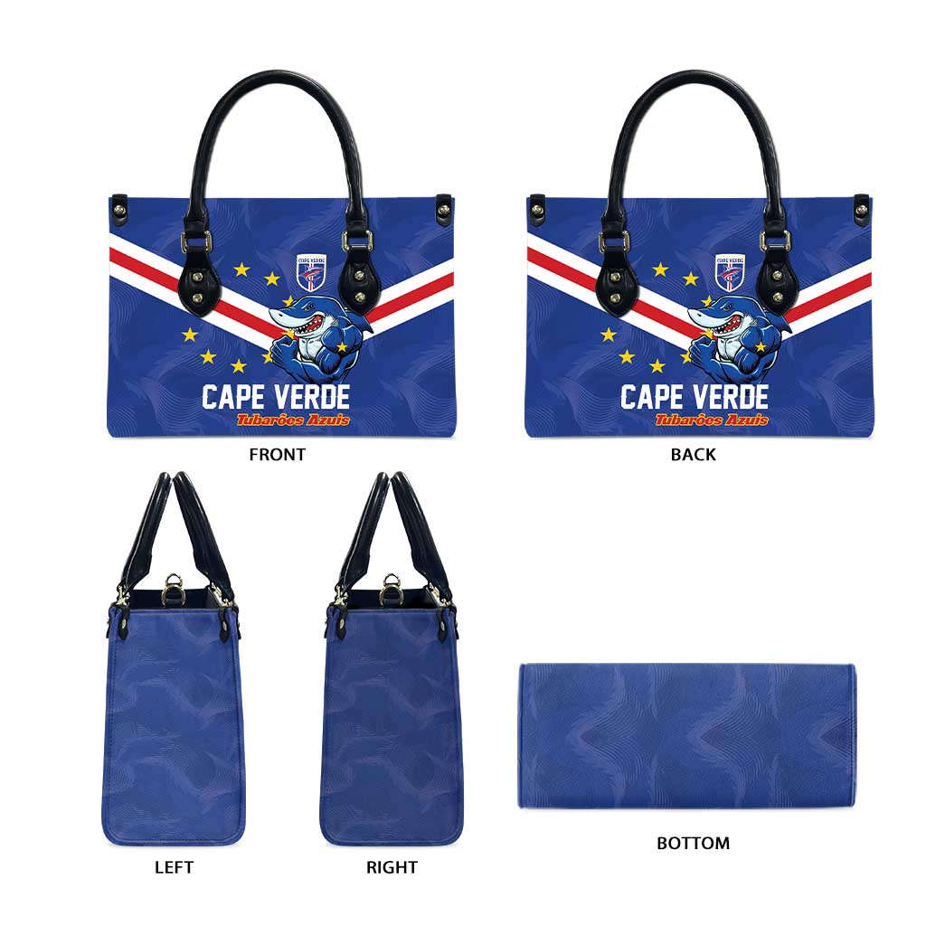 Cape Verde Football Leather Bag Tubaroes Azuis Make History