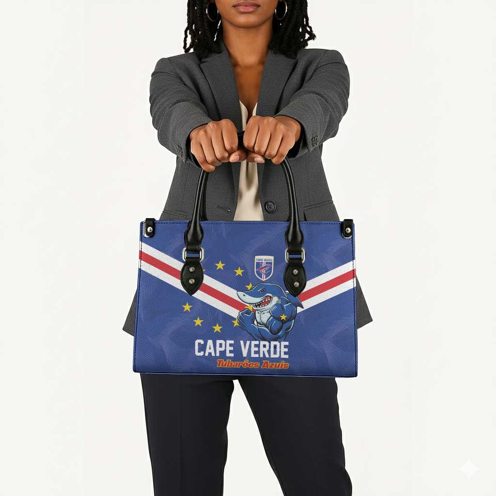 Cape Verde Football Leather Bag Tubaroes Azuis Make History