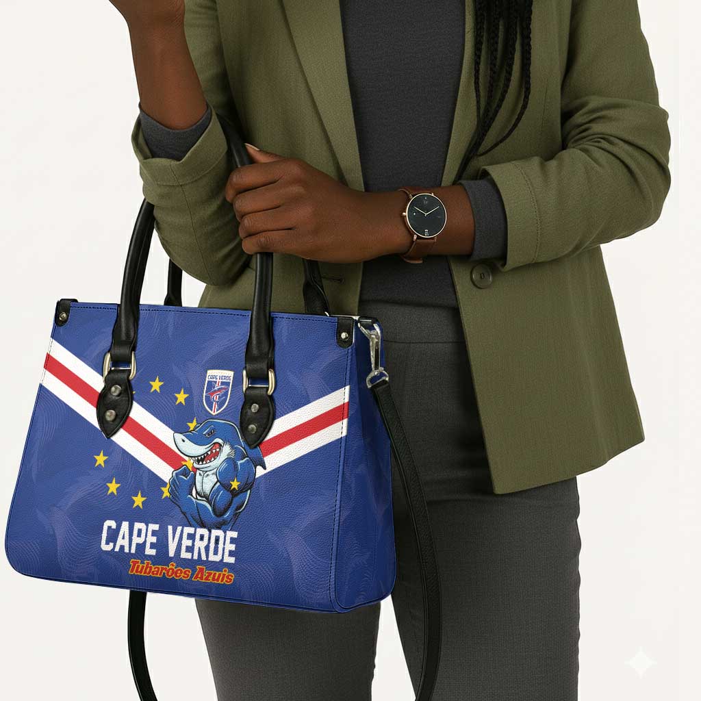 Cape Verde Football Leather Bag Tubaroes Azuis Make History