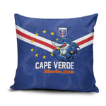 Cape Verde Football Pillow Cover Tubaroes Azuis Make History