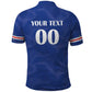 Custom Cape Verde Football Polo Shirt Tubaroes Azuis Make History - African Pride