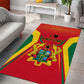 Support the Black Stars - Ghana Football Area Rug