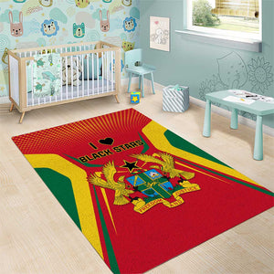 Support the Black Stars - Ghana Football Area Rug