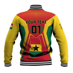 Support the Black Stars - Ghana Football Baseball Jacket LT01