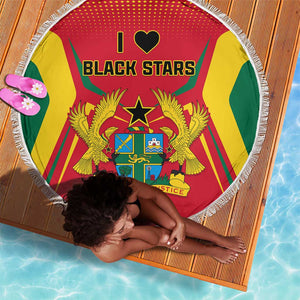 Support the Black Stars - Ghana Football Beach Blanket