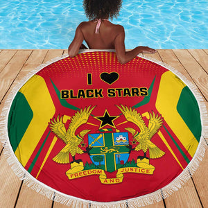 Support the Black Stars - Ghana Football Beach Blanket