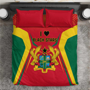 Support the Black Stars - Ghana Football Bedding Set