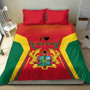 Support the Black Stars - Ghana Football Bedding Set