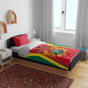 Support the Black Stars - Ghana Football Bedding Set