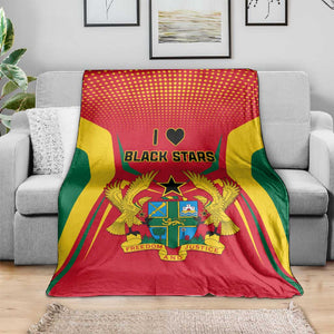 Support the Black Stars - Ghana Football Blanket