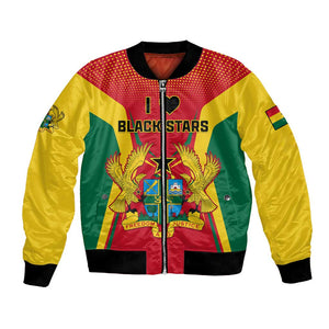 Support the Black Stars - Ghana Football Bomber Jacket