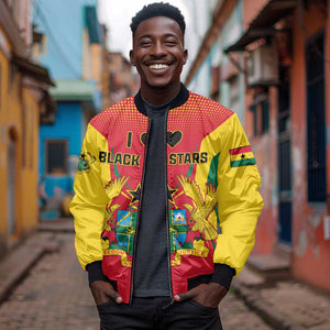 Support the Black Stars - Ghana Football Bomber Jacket