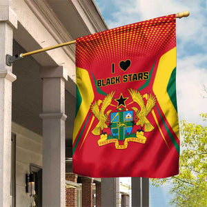 Support the Black Stars - Ghana Football Garden Flag