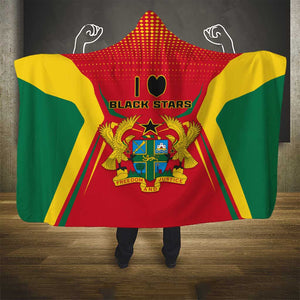 Support the Black Stars - Ghana Football Hooded Blanket