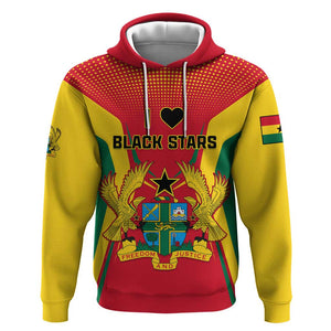 Support the Black Stars - Ghana Football Hoodie