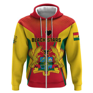 Support the Black Stars - Ghana Football Hoodie