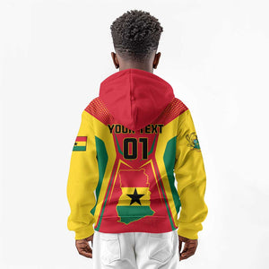 Support the Black Stars - Ghana Football Kid Hoodie