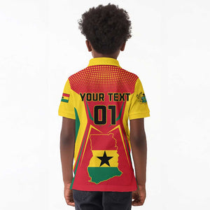 Support the Black Stars - Ghana Football Kid Polo Shirt