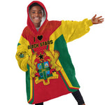 Support the Black Stars - Ghana Football KId Wearable Blanket Hoodie