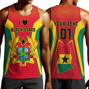 Support the Black Stars - Ghana Football Men Tank Top