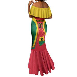 Support the Black Stars - Ghana Football Mermaid Dress