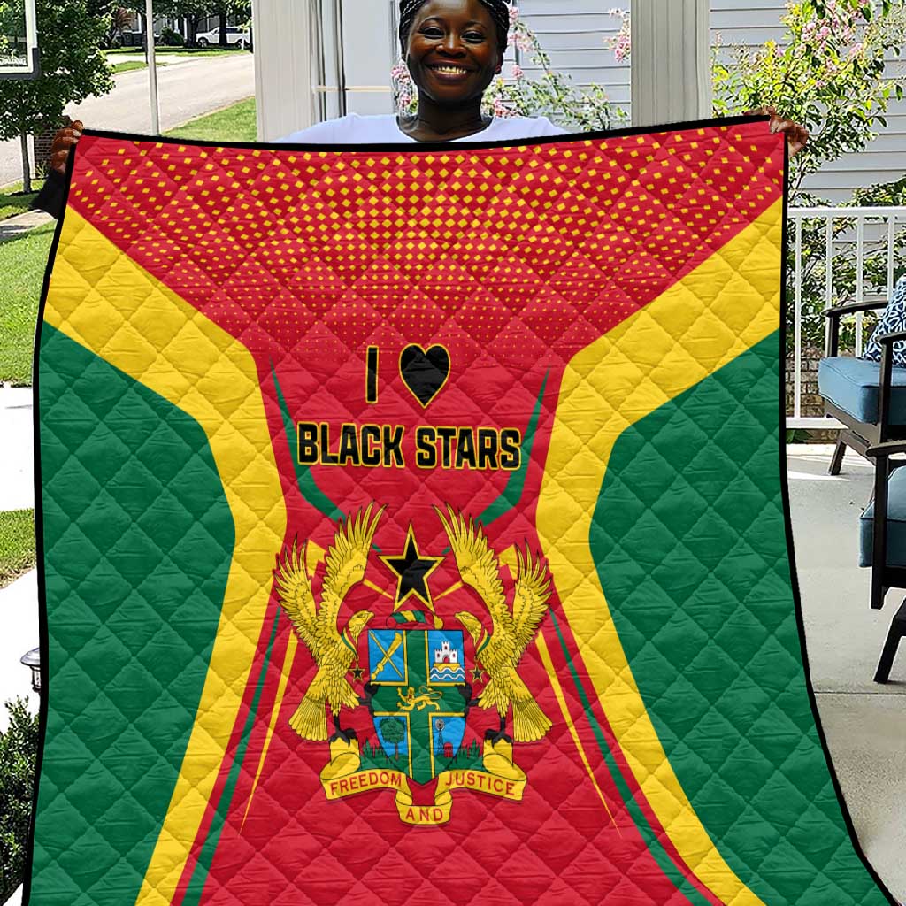 Support the Black Stars - Ghana Football Quilt