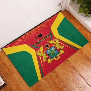 Support the Black Stars - Ghana Football Rubber Doormat