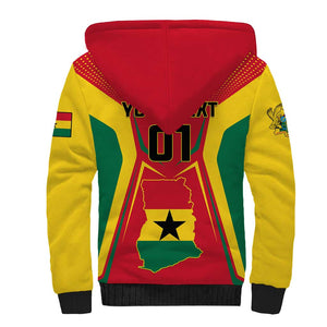 Support the Black Stars - Ghana Football Sherpa Hoodie