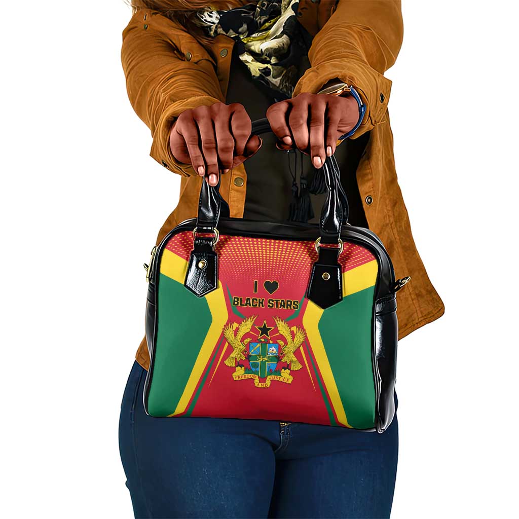 Support the Black Stars - Ghana Football Shoulder Handbag