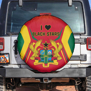 Support the Black Stars - Ghana Football Spare Tire Cover