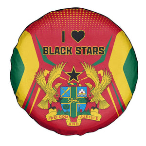 Support the Black Stars - Ghana Football Spare Tire Cover