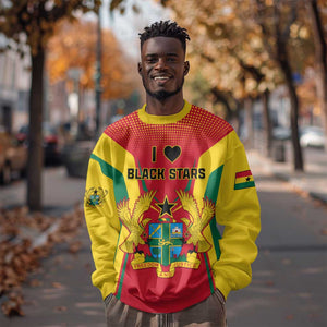 Support the Black Stars - Ghana Football Sweatshirt