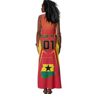 Support the Black Stars - Ghana Football Tank Maxi Dress