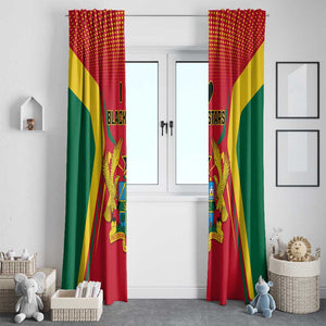 Support the Black Stars - Ghana Football Window Curtain