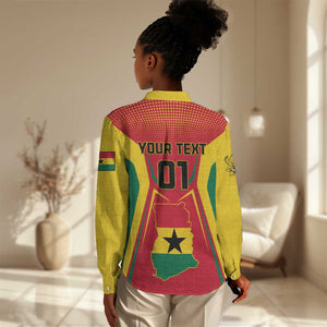 Support the Black Stars - Ghana Football Women Casual Shirt