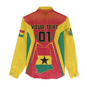 Support the Black Stars - Ghana Football Women Casual Shirt