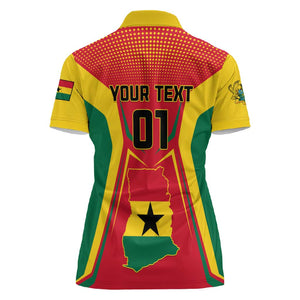 Support the Black Stars - Ghana Football Women Polo Shirt