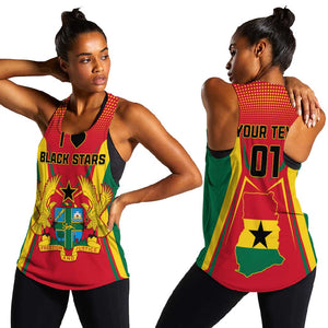 Support the Black Stars - Ghana Football Women Racerback Tank