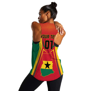 Support the Black Stars - Ghana Football Women Racerback Tank