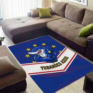 Support the Tubaroes Azuis - Cape Verde Football Area Rug