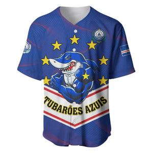 Support the Tubaroes Azuis - Cape Verde Football Baseball Jersey