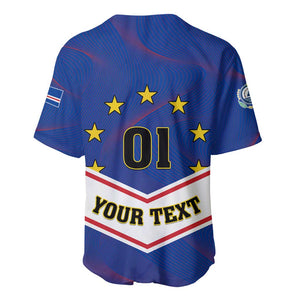 Support the Tubaroes Azuis - Cape Verde Football Baseball Jersey