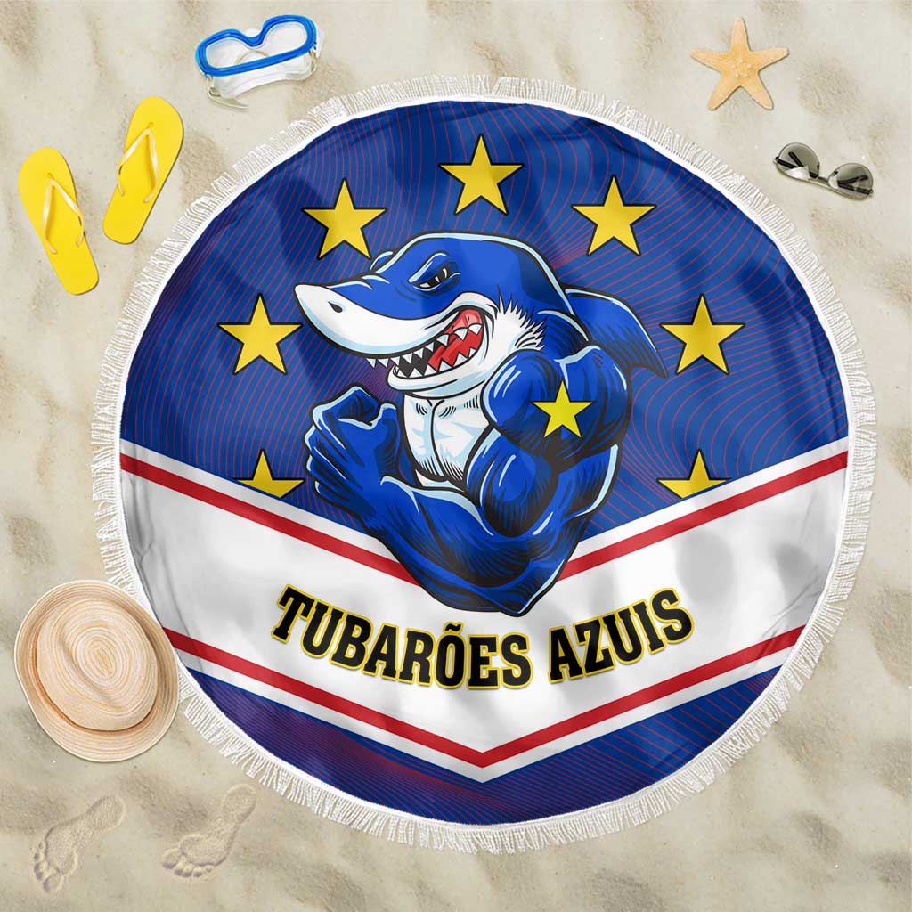 Support the Tubaroes Azuis - Cape Verde Football Beach Blanket